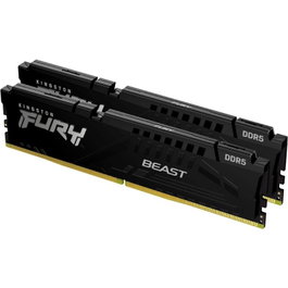 Kingston FURY Beast KF560C30BBEK2--32 DDR5 32GB (2x16GB) 6000MHz CL30 1.4V DIMM Kit con EXPO y XMP 3.0, disipador y LEDs